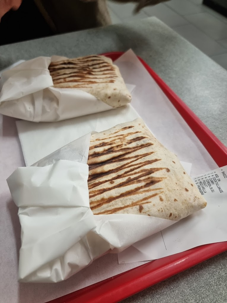 Deux tacos sur plateau